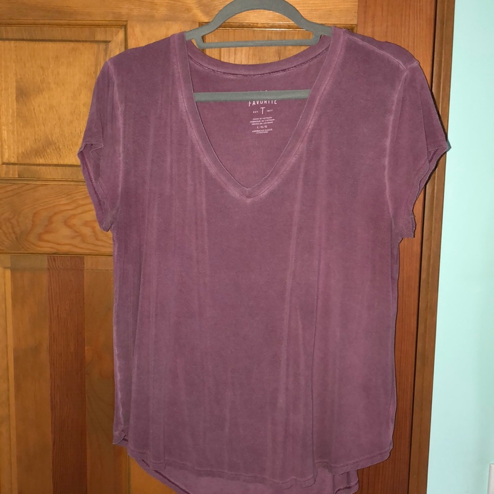 American Eagle Raspberry Tee